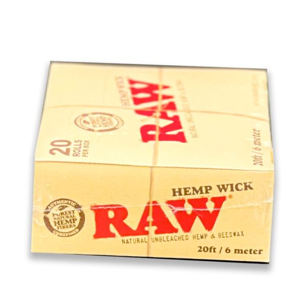 RAW HEMP WICK 20FT - Image 2