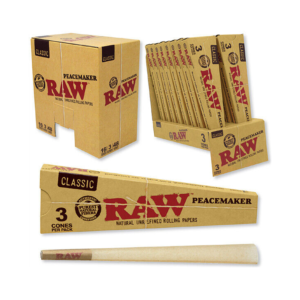 RAW CLASSIC CONES 3PK PEACEMAKER