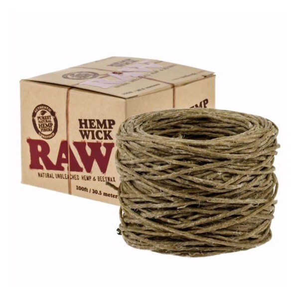 RAW HEMP WICK 100FT