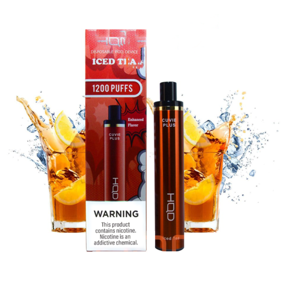 HQD CUVIE PLUS 5% NIC DISPOSABLE - ICE TEA