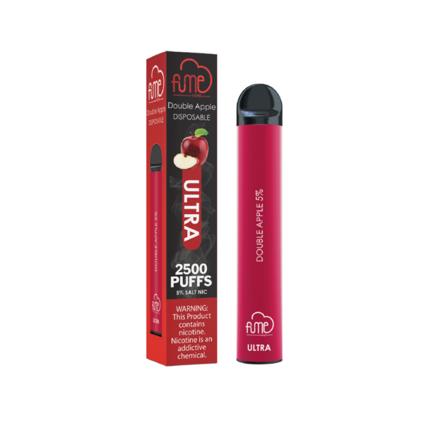 FUME ULTRA 5% SALT NIC DISPOSABLE - DOUBLE APPLE