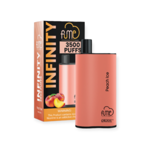 FUME INFINITY 5% SALT NIC DISPOSABLE – PEACH ICE