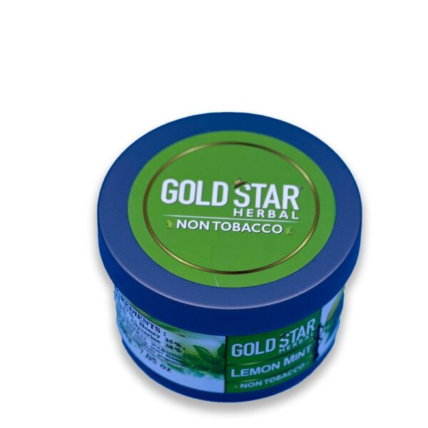 GOLD STAR NON-TOBACCO 200G - LEMON MINT - Image 2