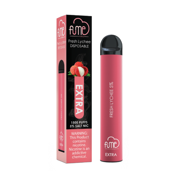FUME EXTRA 5% SALT NIC DISPOSABLE - FRESH LYCHEE