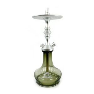 ZAHRAH MINI GENIE-SPADE HOOKAH – SILVER