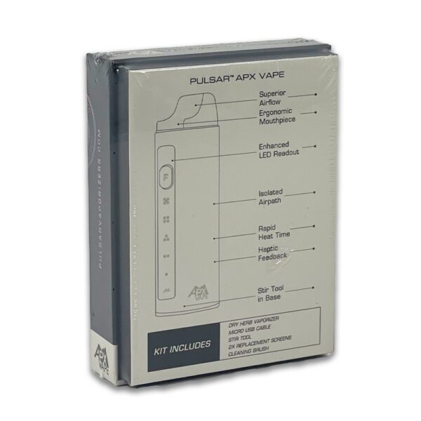 APX VAPE V3 DRY HERB VAPORIZER - COLD SILVER - Image 2