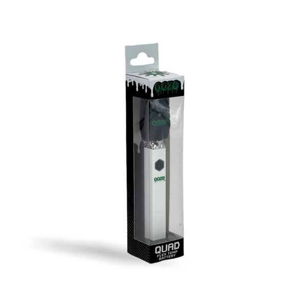 OOZE QUAD FLEX TEMP BATTERY - GHOST WHITE