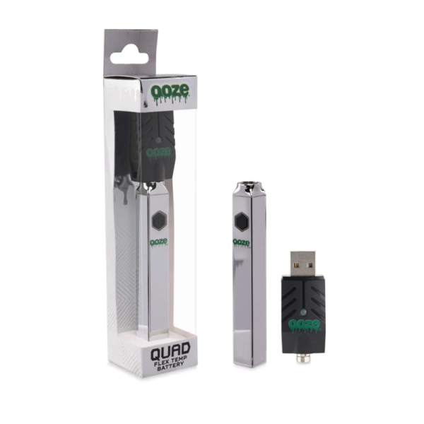 OOZE QUAD FLEX TEMP BATTERY - COSMIC CHROME