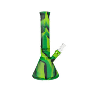 EYCE SILICONE PIPE MINI BEAKER – GREEN