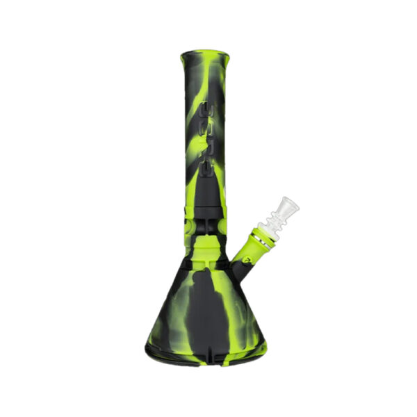 EYCE SILICONE PIPE MINI BEAKER - LIME GREEN