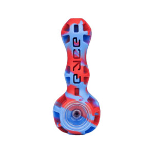 EYCE SILICONE SPOON PIPE – BLUE RED