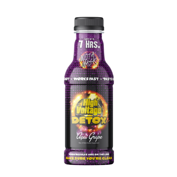HIGH VOLTAGE DETOX 16Z - ACAI GRAPE