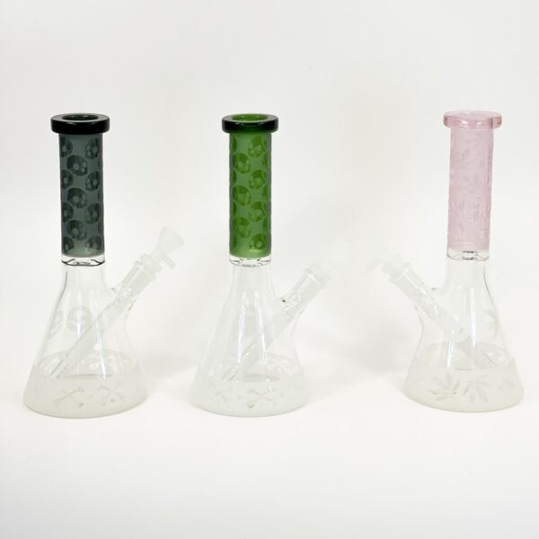 CHEECH 10" BLASTED SKULLS MINI TUBE