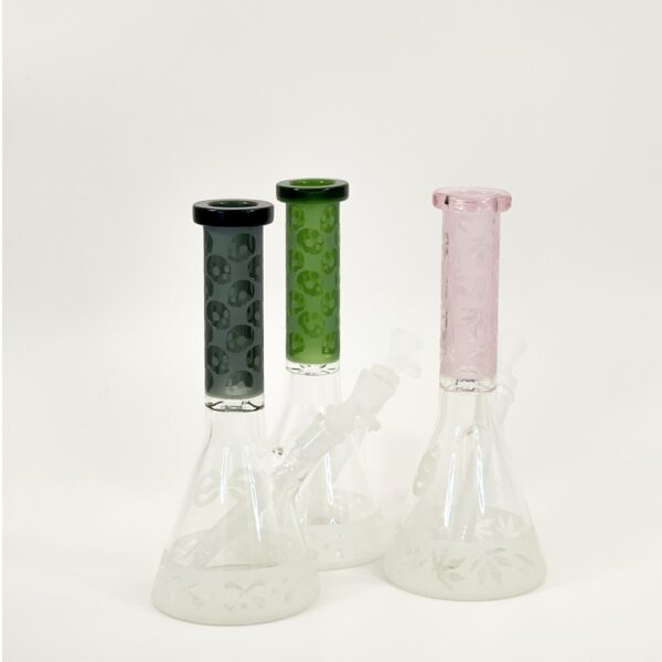 CHEECH 10" BLASTED SKULLS MINI TUBE - Image 2