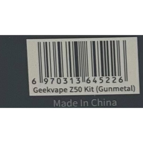 GEEKVAPE Z50 KIT - GUNMETAL - Image 3