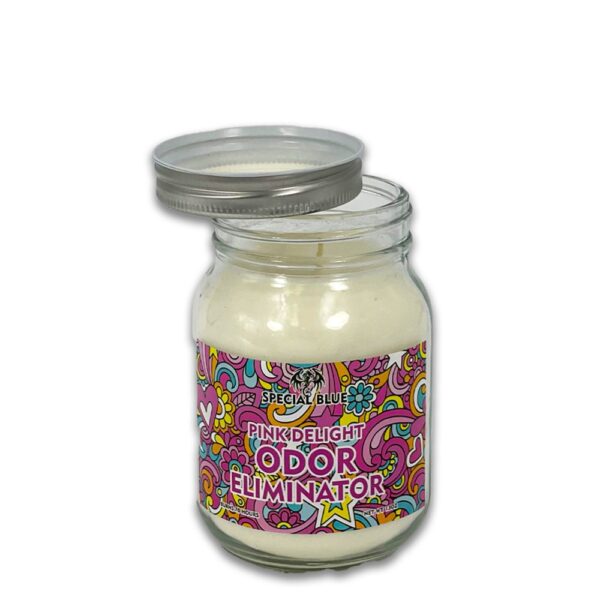 SPECIAL BLUE ODOR CANDLE - PINK DELIGHT