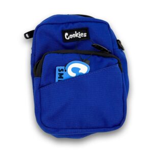 COOKIES SMELL PROOF “CLYDE” NYLON SMALL SHOULDER BAG – ROYAL BLUE