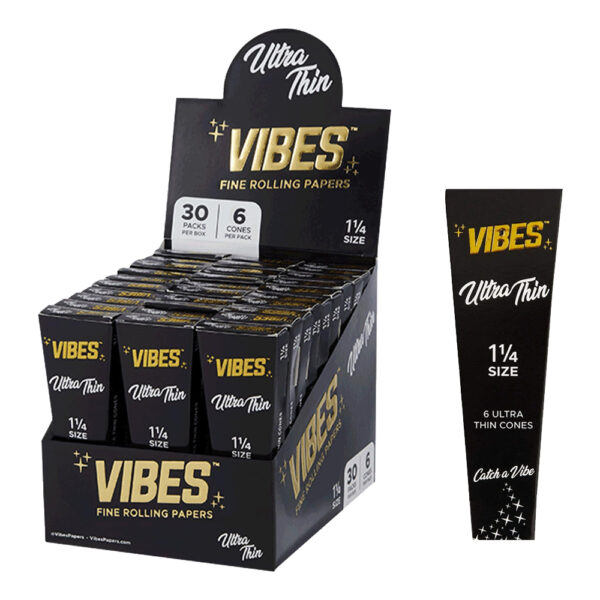VIBES 1 1/4 ULTRA THIN COFFIN CONES