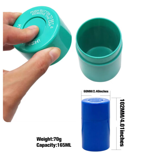 PLASTIC AIRTIGHT SAFE CAN ASSORTED COLOR - Image 3