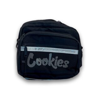 COOKIES VERTEX RIPSTOP “SMELL PROOF” CROSSBODY/SHOULDER BAG – BLACK