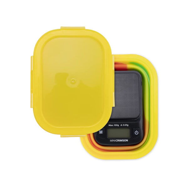TRUWEIGH MINI CRIMSON 100G DIGITAL SCALE W COLLAPSIBLE BOWL 0.01G -RASTA - Image 3