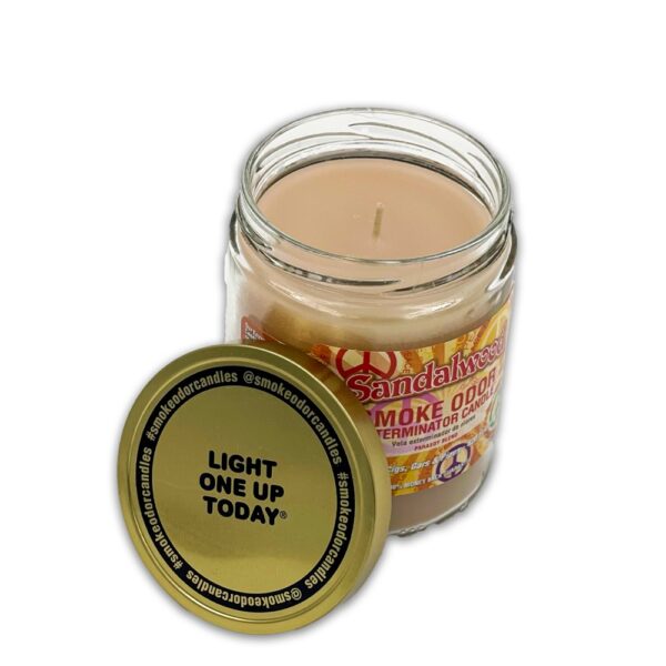 SMOKE ODOR EXTERMINATOR CANDLE SANDALWOOD - Image 2