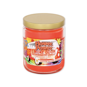 SMOKE ODOR EXTERMINATOR CANDLE FLOWER POWER