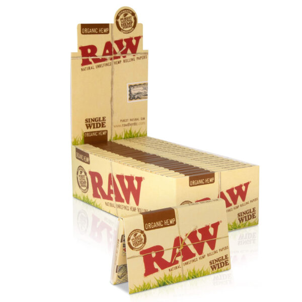 RAW ORGANIC HEMP SINGLE WIDE