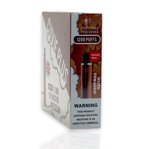 HQD CUVIE PLUS 5% NIC DISPOSABLE - NUTS TOBACCO - Image 2