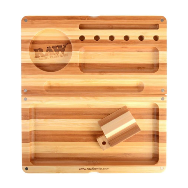 RAW BACKFLIP STRIPED BAMBOO ROLLING TRAY
