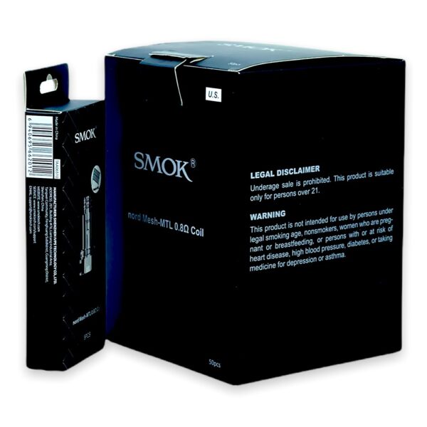 SMOK NORD MESH-MTL 0.8 OHMS COIL - Image 2