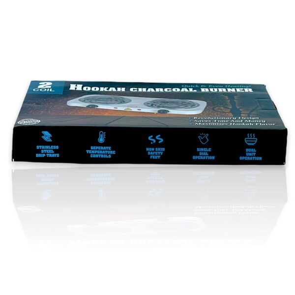 HOOKAH CHARCOAL BURNER W 2 COILS - Image 2