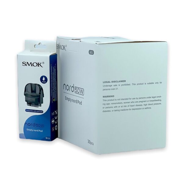 SMOK NORD 50W 4.5ML- EMPTY NORD POD