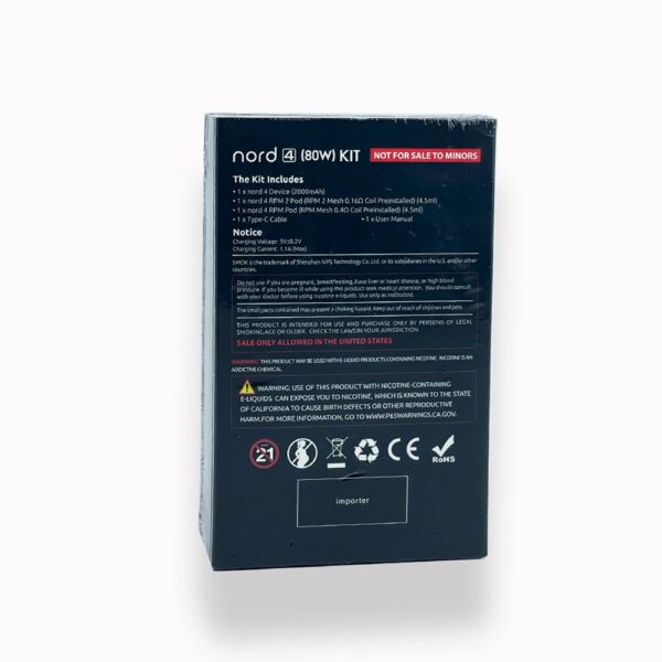 SMOK NORD 4 80W KIT- BLUE GREY ARMOR - Image 2