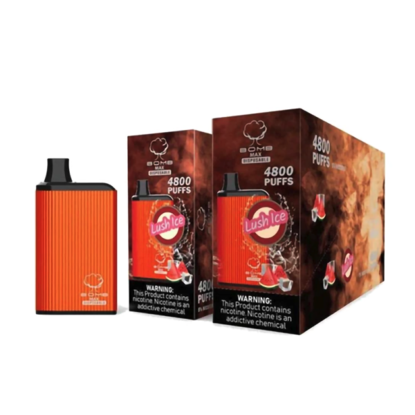 BOMB MAX 5% NIC DISPOSABLE - LUSH ICE
