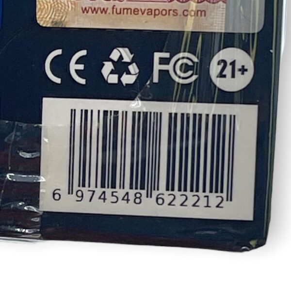 FUME IN 2% SALT NIC DISPOSABLE - BLUEBERRY MINT - Image 3