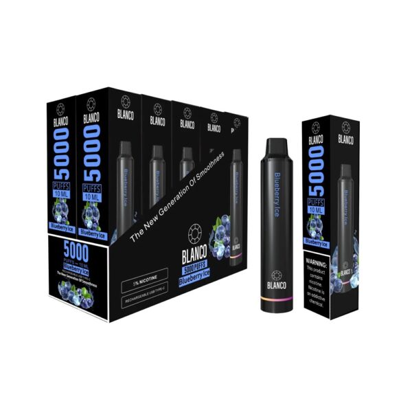 BLANCO 5% SALT NIC DISPOSABLE - BLUEBERRY ICE