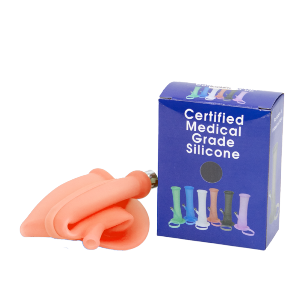 PORTABLE SILICON WATER PIPE RED