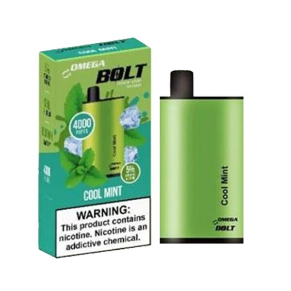 OMEGA BOLT 5% SALT NIC DISPOSABLE - COOL MINT