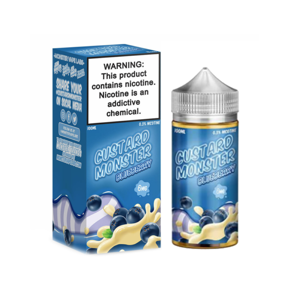 CUSTARD MONSTER 100ML JUICE 6MG - BLUEBERRY