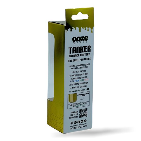 OOZE TANKER EXTRACT BATTERY - GOLD - Image 2