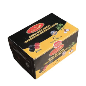 STARLIGHT 25MM COCONUT CHARCOAL 72PC