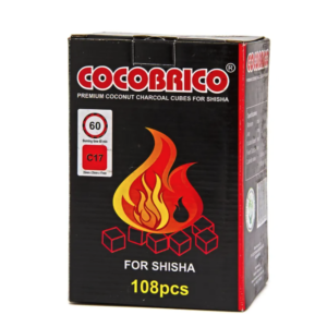 COCOBRICO 25MM COCONUT CHARCOAL 108PC