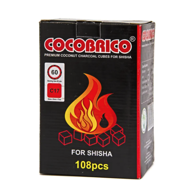 COCOBRICO 25MM COCONUT CHARCOAL 108PC