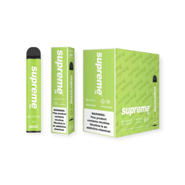 SUPREME MAX 5% SALT NIC DISPOSABLE - MELON ICE