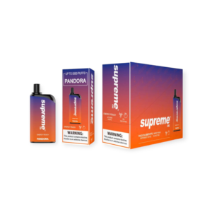 SUPREME PANDORA 5% SALT NIC DISPOSABLE – ENERGY PEACH