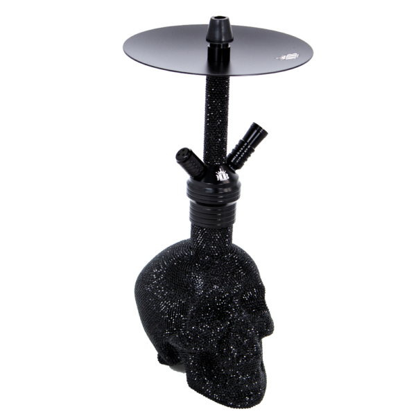 MOB HOOKAH 19" SKULL - BLACK SWAROVSKI - Image 2