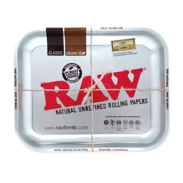 RAW SMALL METAL SILVER TRAY