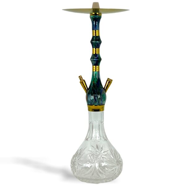 MOB HOOKAH 28" ONYX STARGATE - GOLD & GREEN