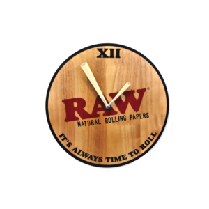 RAW WOODEN CLOCK